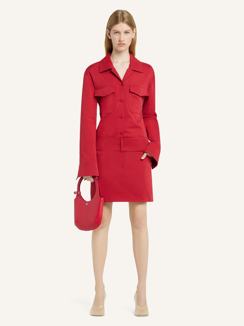 courrèges BELTED MINI SKIRT outlook