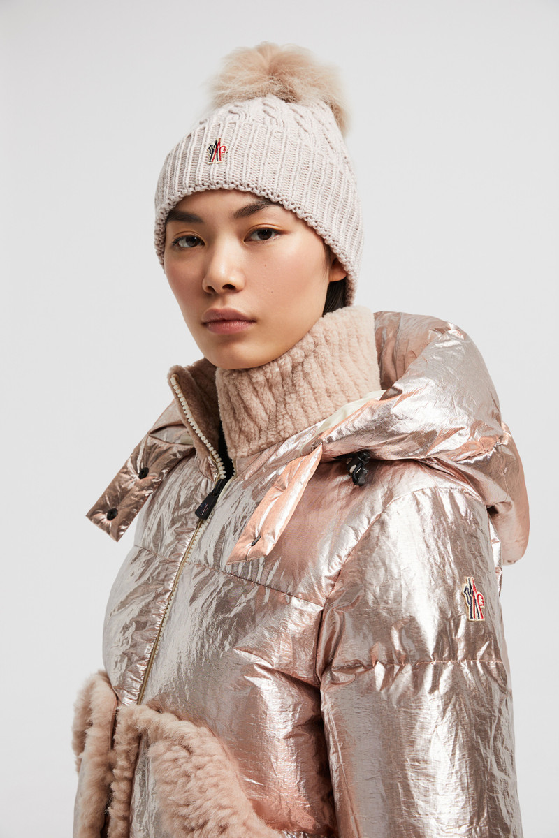 Moncler Grenoble Wool Beanie With Pom Pom outlook