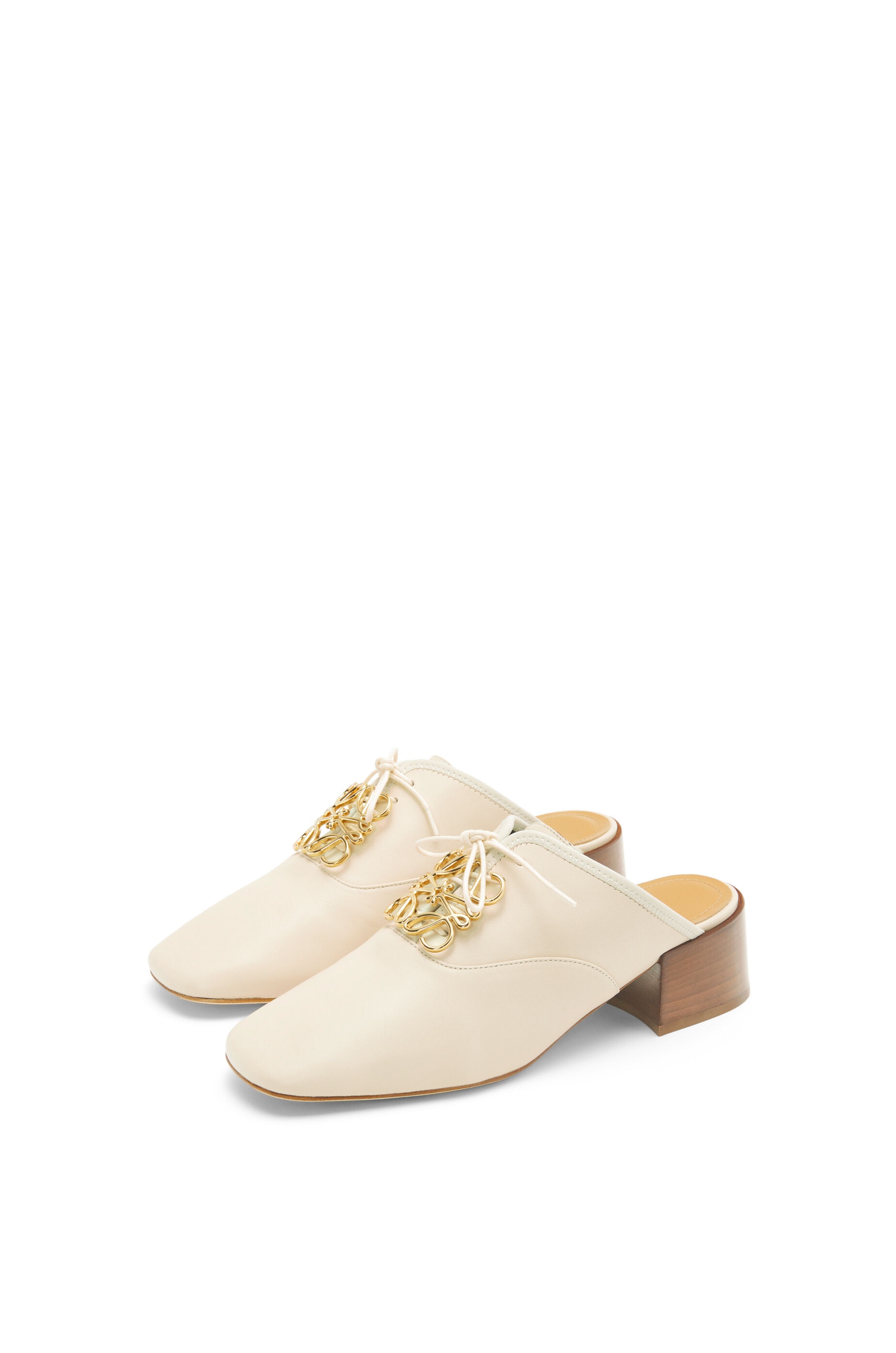 Anagram slip-on derby in lambskin - 2