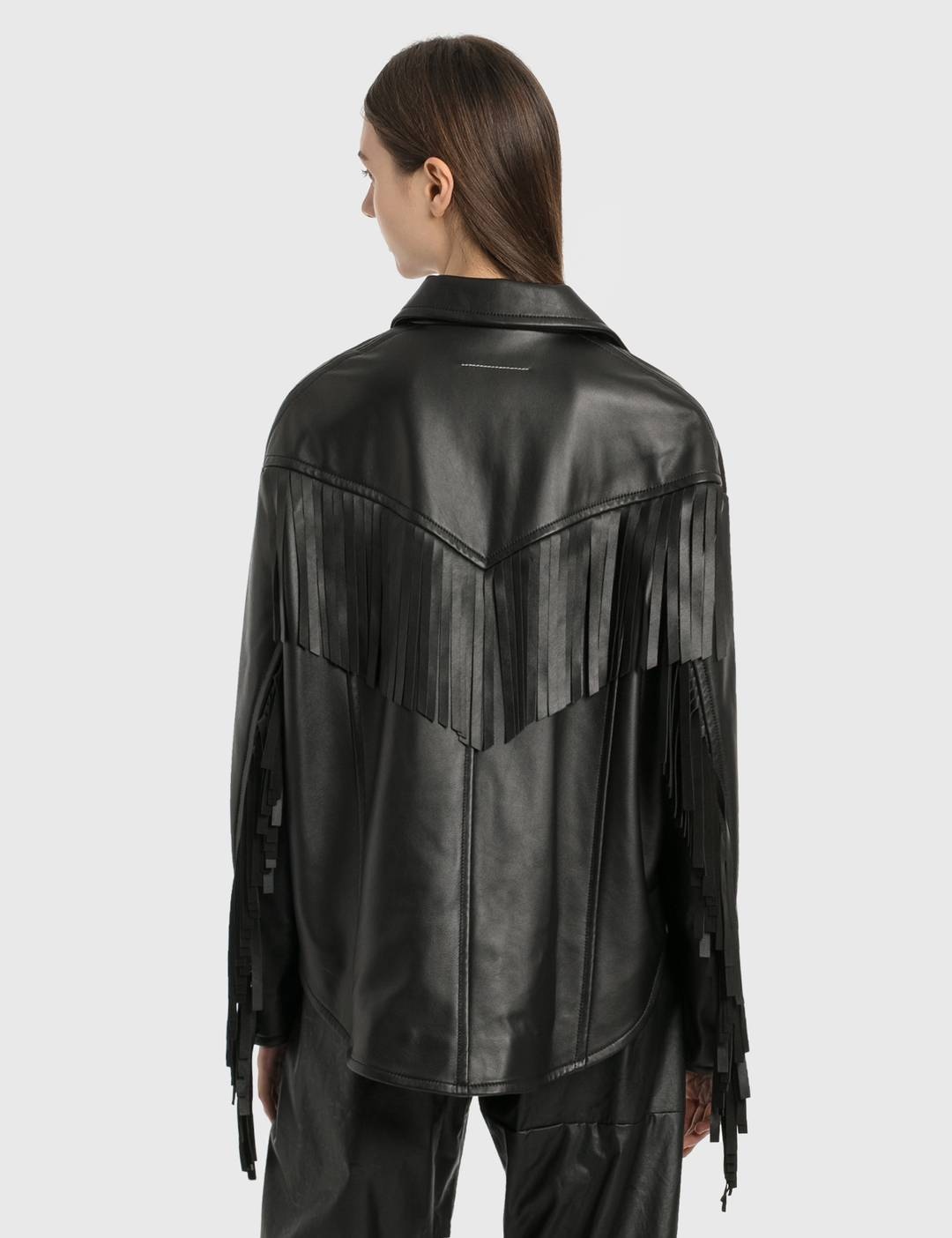 Fringe Leather Jacket - 2