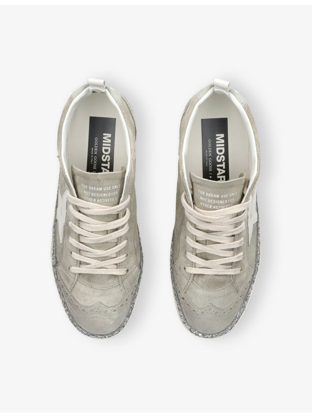 Mid Star Leather and Suede Mid-Top Trainers - 2