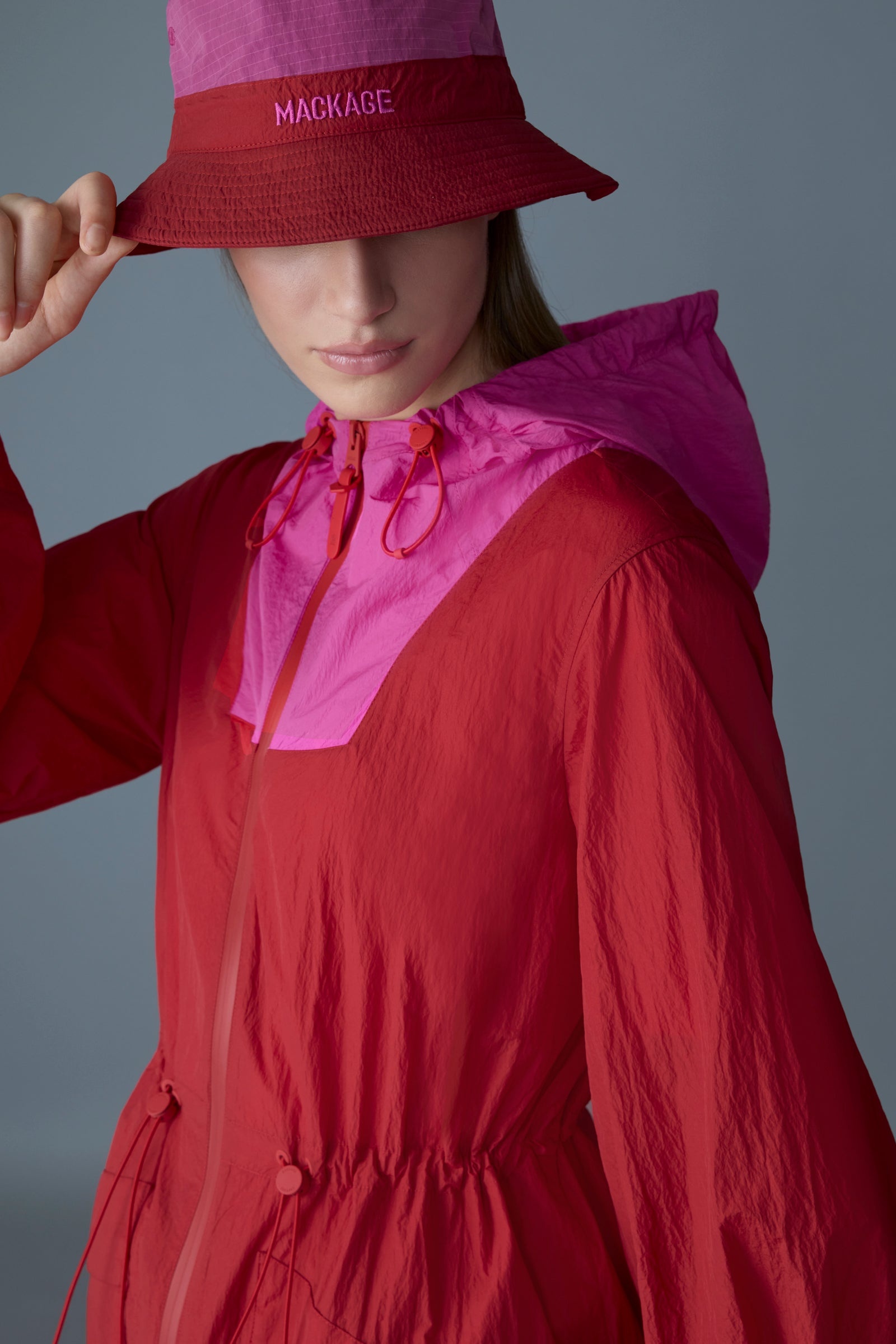 ALYSTER Packable Long rain Jacket - 5