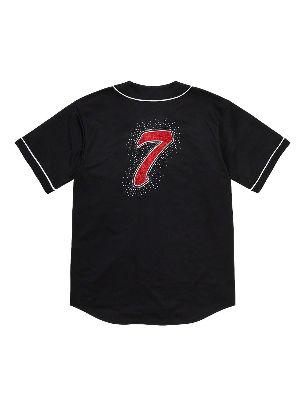 rhinestone-embellished baseball shirt - 2
