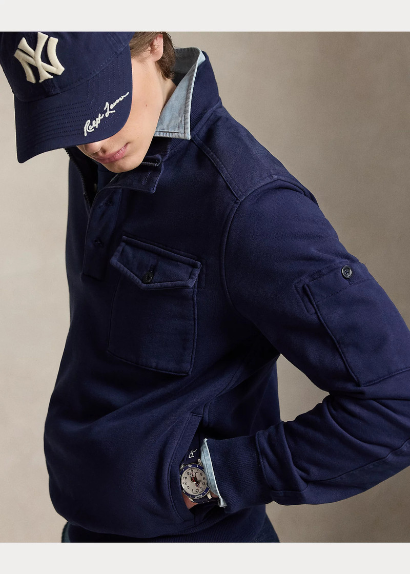 Loopback Fleece Utility Sweatshirt 5