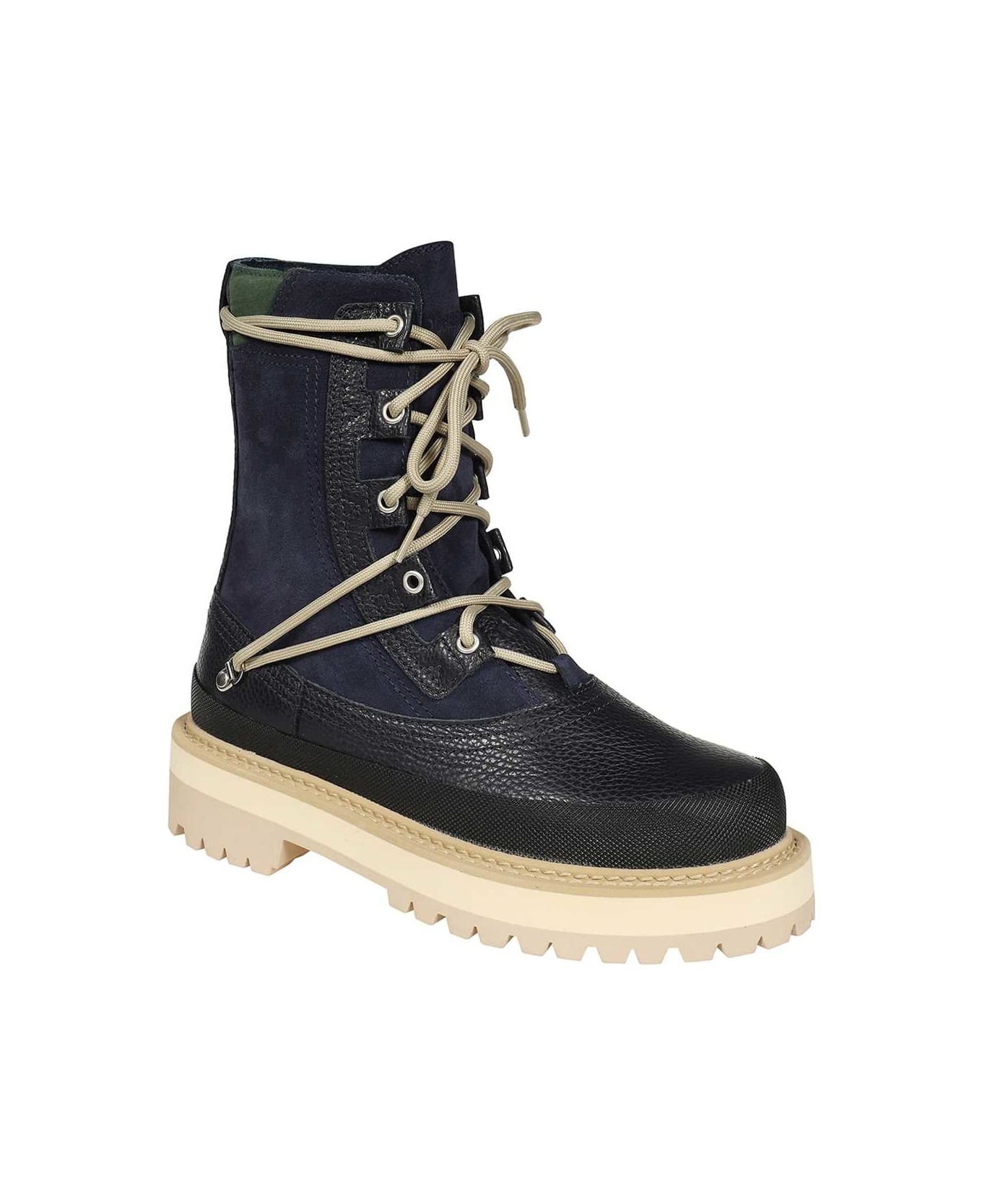 Leather Lace-up Boots - 2