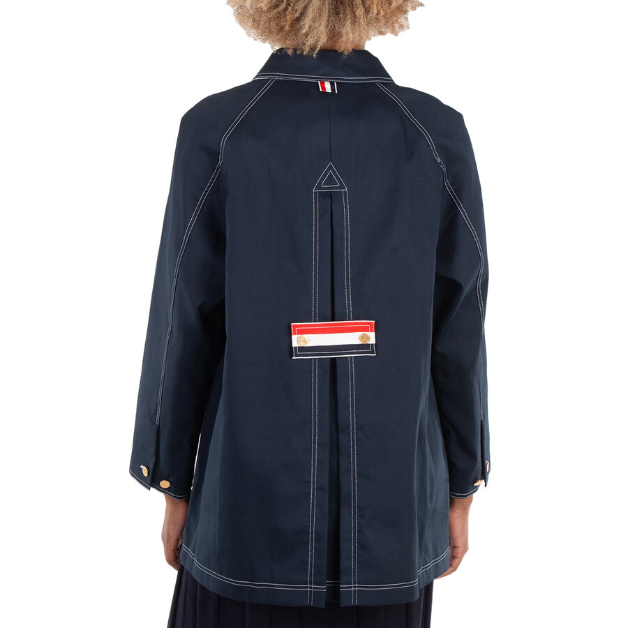 Thom Browne Ladies Single-Breasted Short Jacket - 3