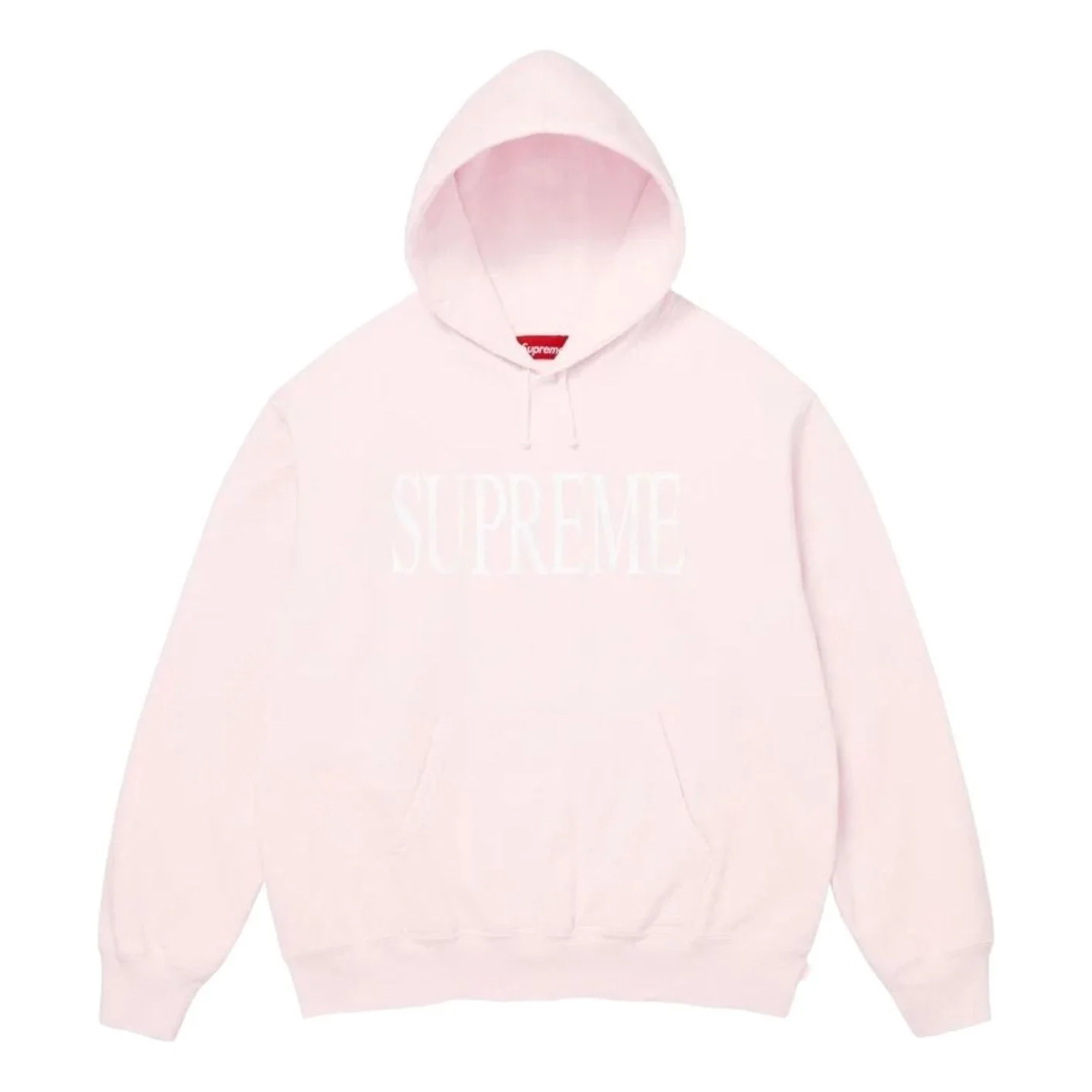 Supreme FW26 Capital Hooded Sweatshirt 'Pale Pink' SUP-FW26-032-PNK - 1