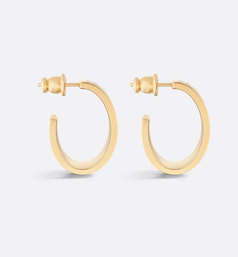Dior Night Code Hoop Earrings 3