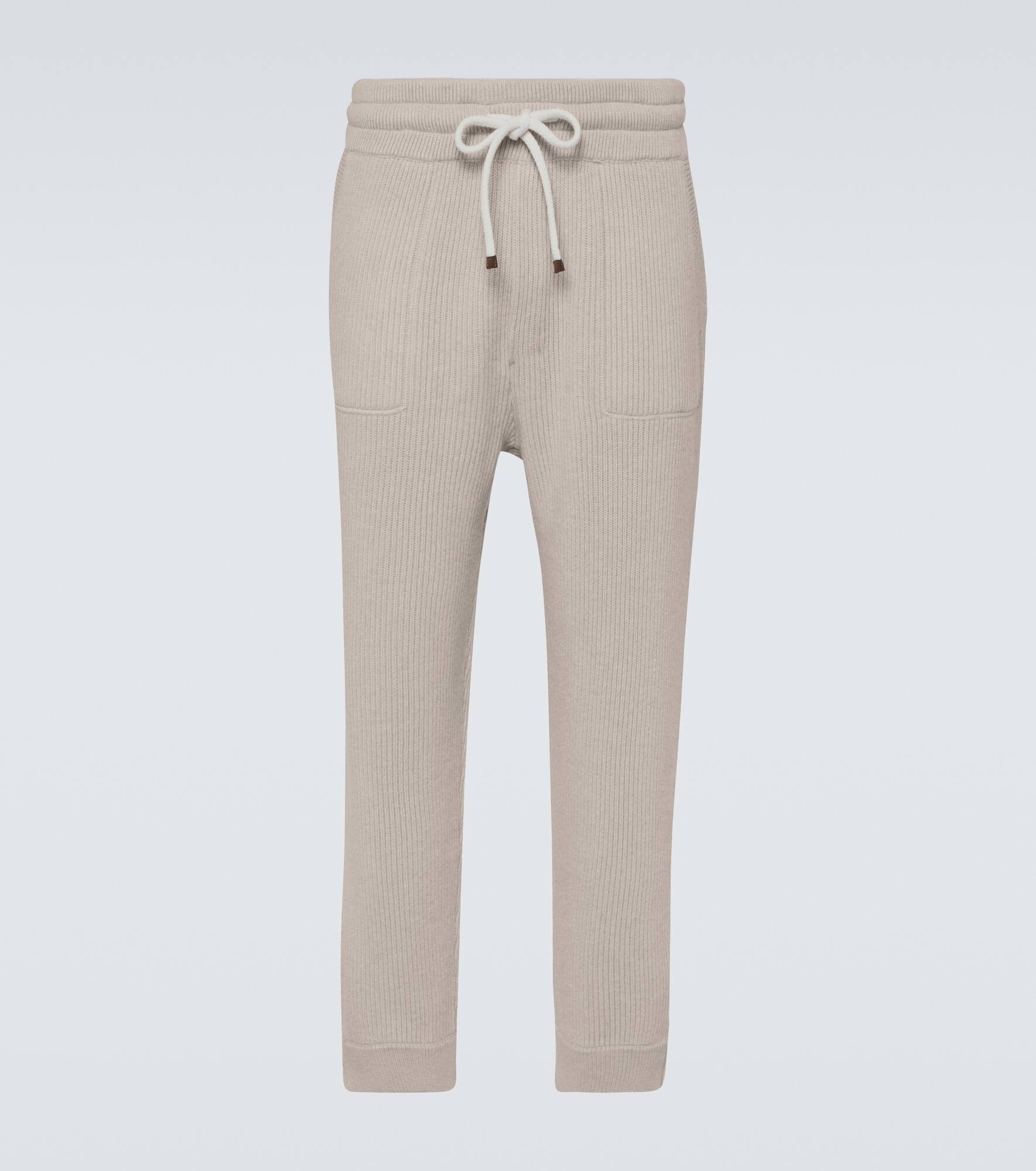Cashmere sweatpants - 1