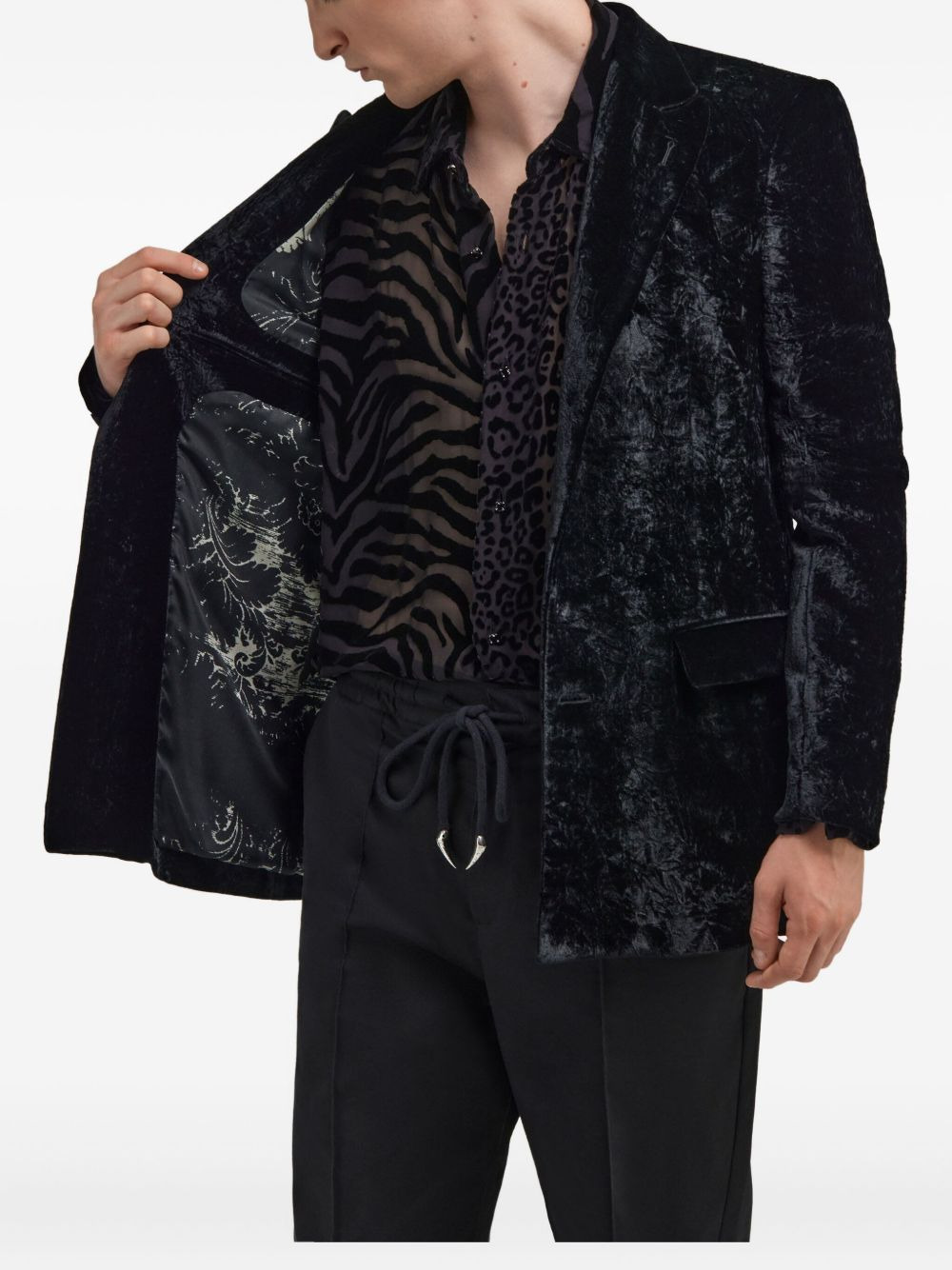 single-breasted blazer - 5