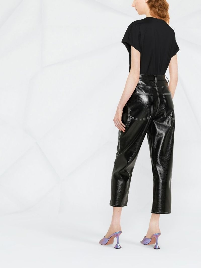 logo-studded cotton T-shirt - 6