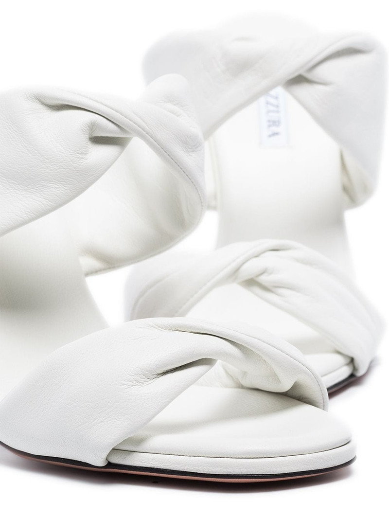 AQUAZZURA Twist 95mm leather sandals outlook