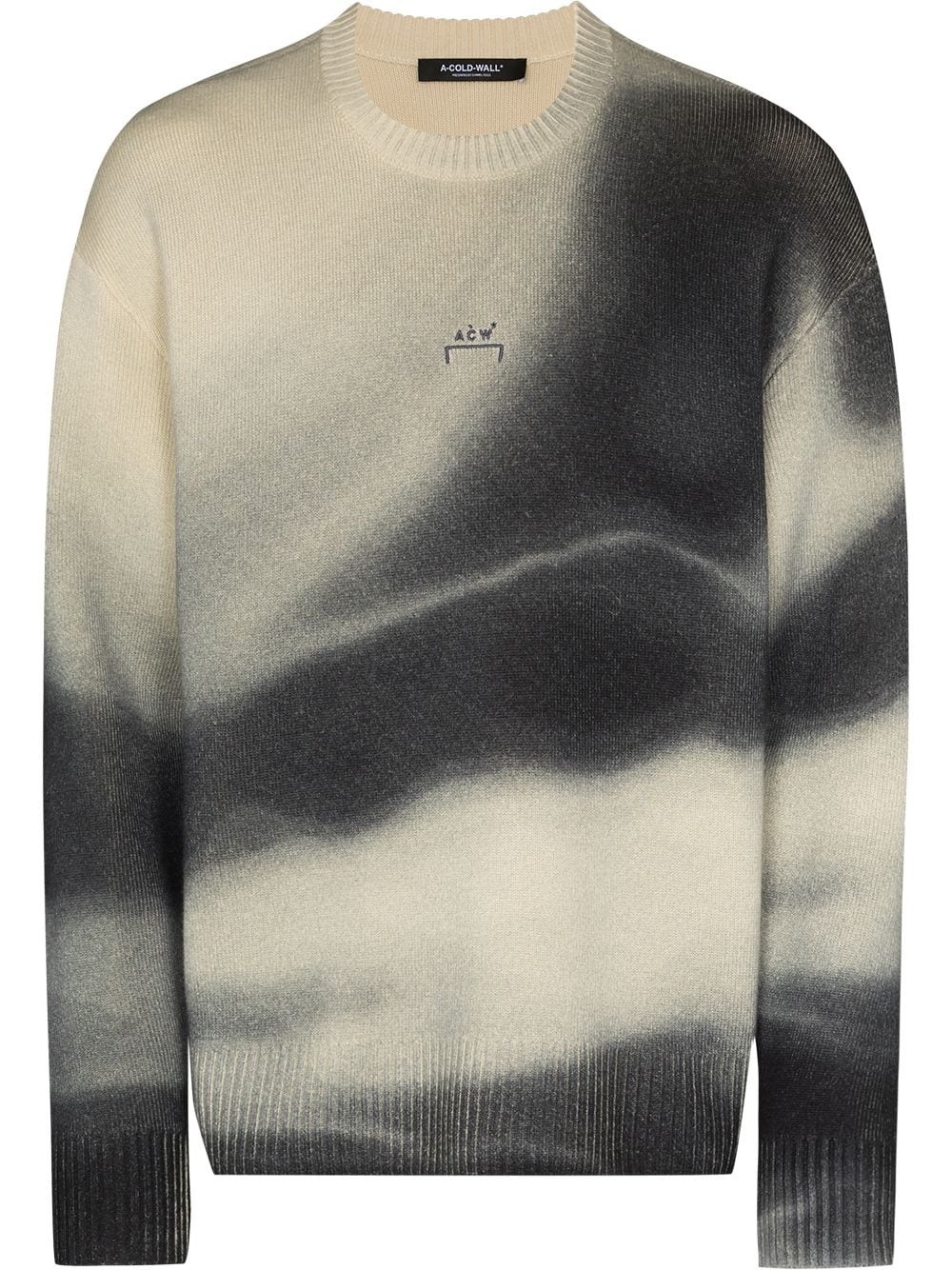 tie-dye wool jumper - 1