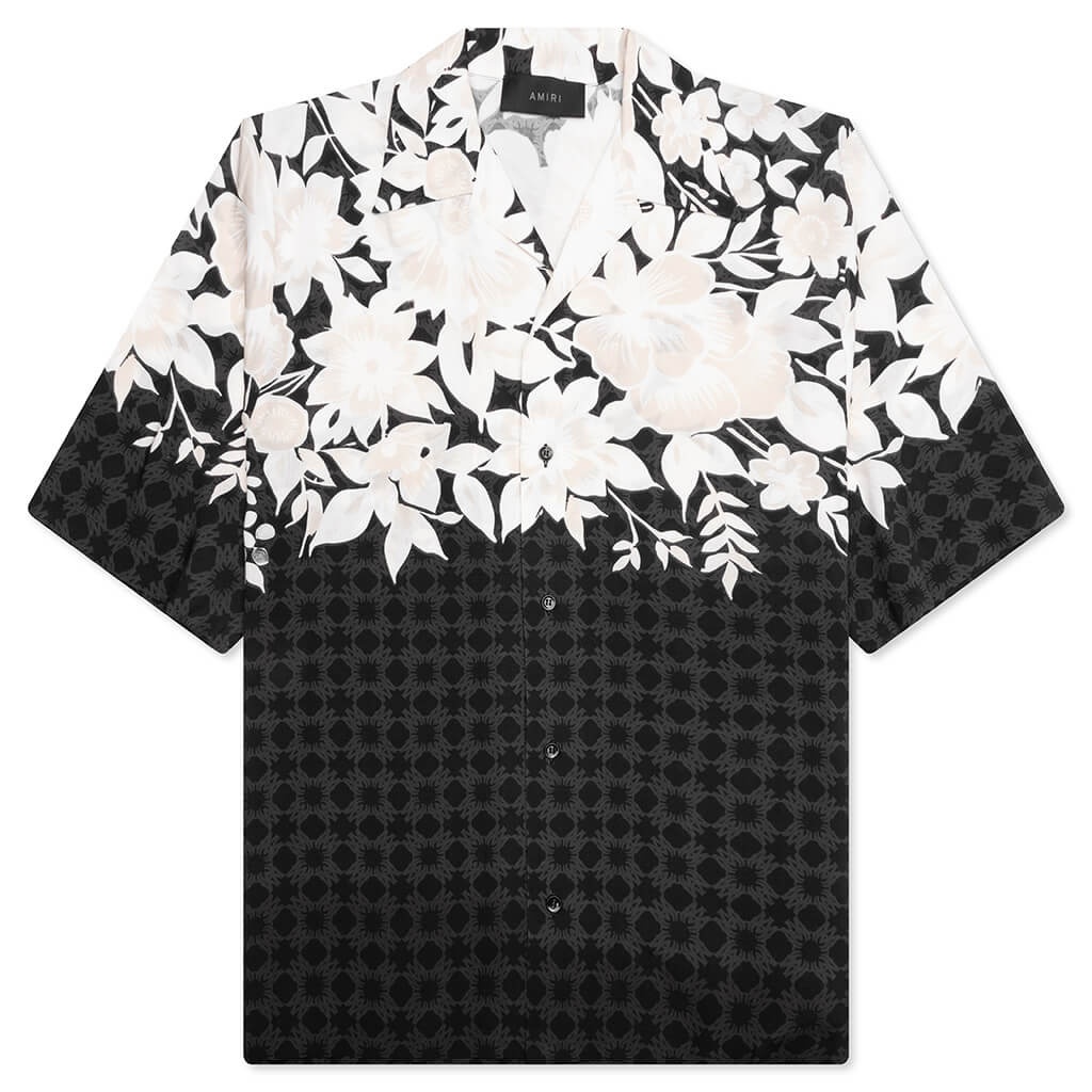 AMIRI GARDEN CAMP SHIRT - BLACK - 1