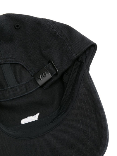 Y-3 embroidered-logo cotton baseball cap outlook