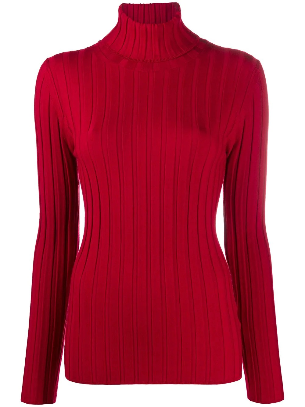 ribbed roll-neck jumper - 1