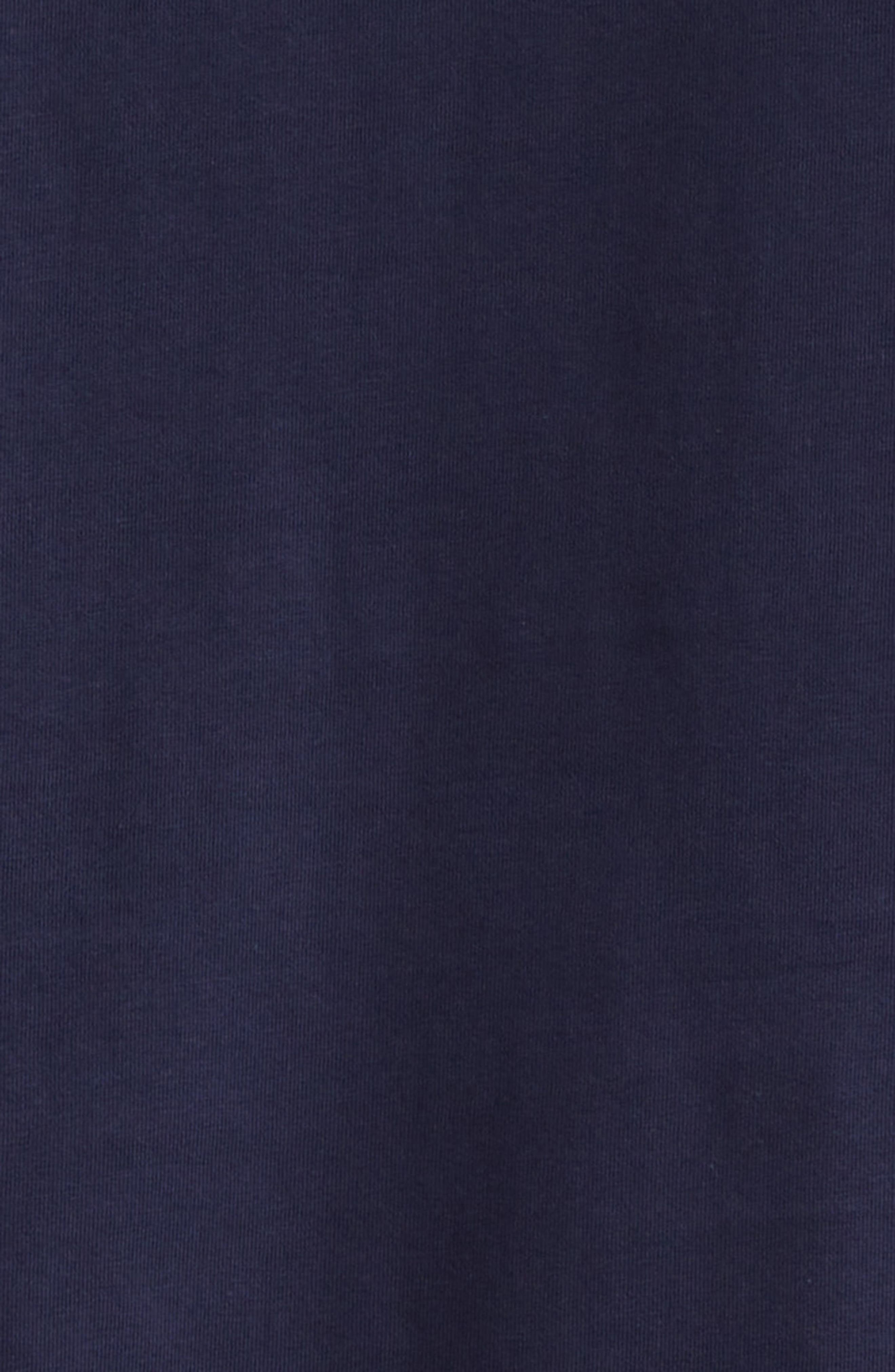 Balmain Regular Fit Logo Graphic T-Shirt in Navy/Red at Nordstrom - 6