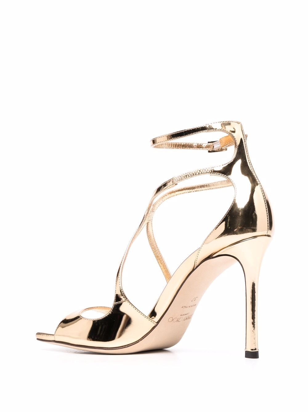 Azia metallic-effect sandals - 3