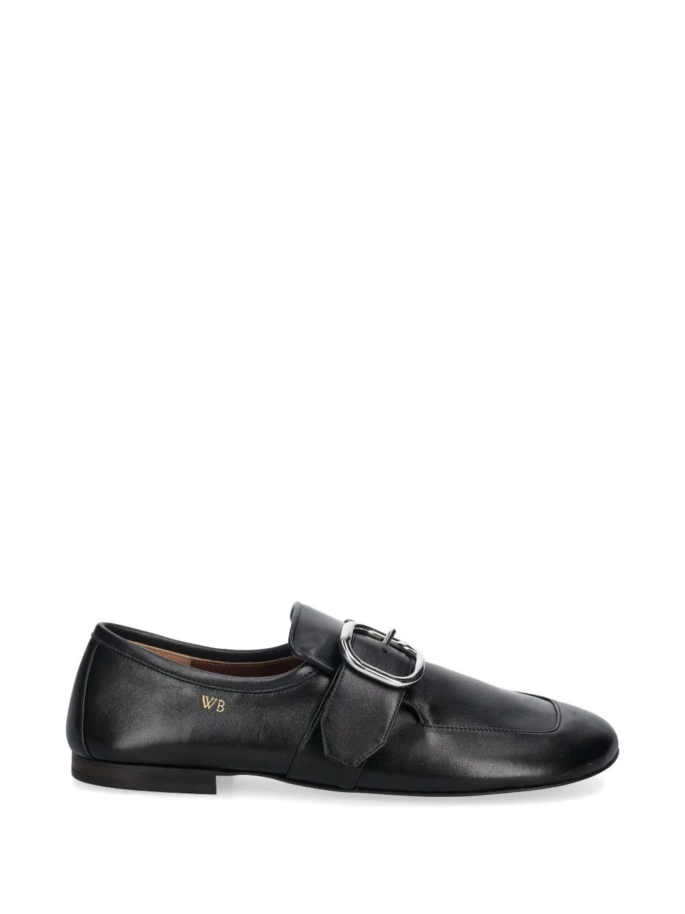 buckle strap loafers - 1