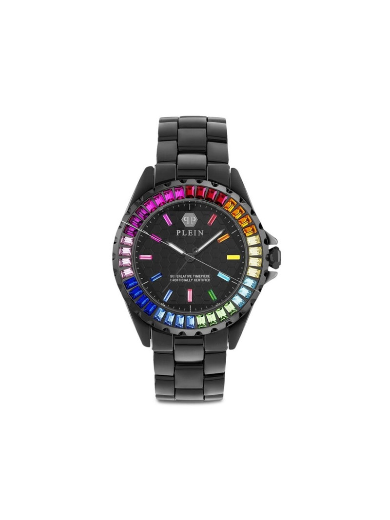 PHILIPP PLEIN Queen embellished-dial 38mm outlook