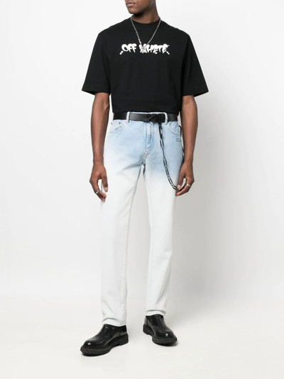 Off-White gradient-wash slim-cut jeans outlook