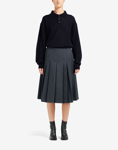 Maison Margiela 'Memory of' pleated culottes outlook