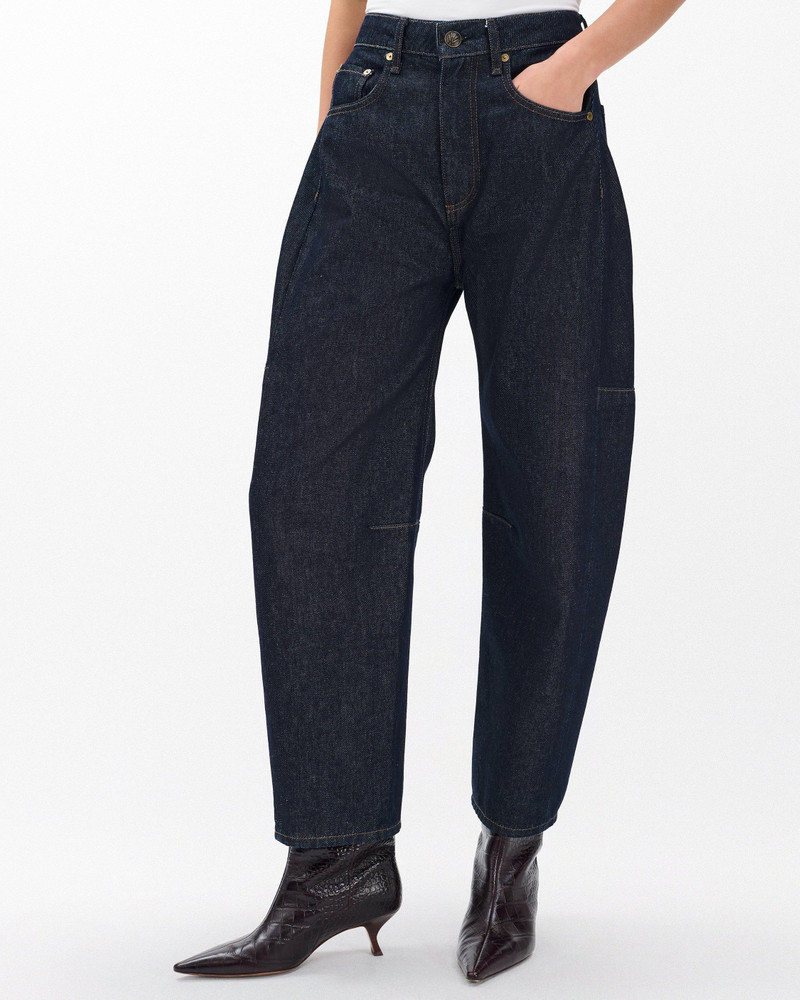 Charlie Ankle Barrel Jeans Lightweight Rigid in Twilight Rinse 4
