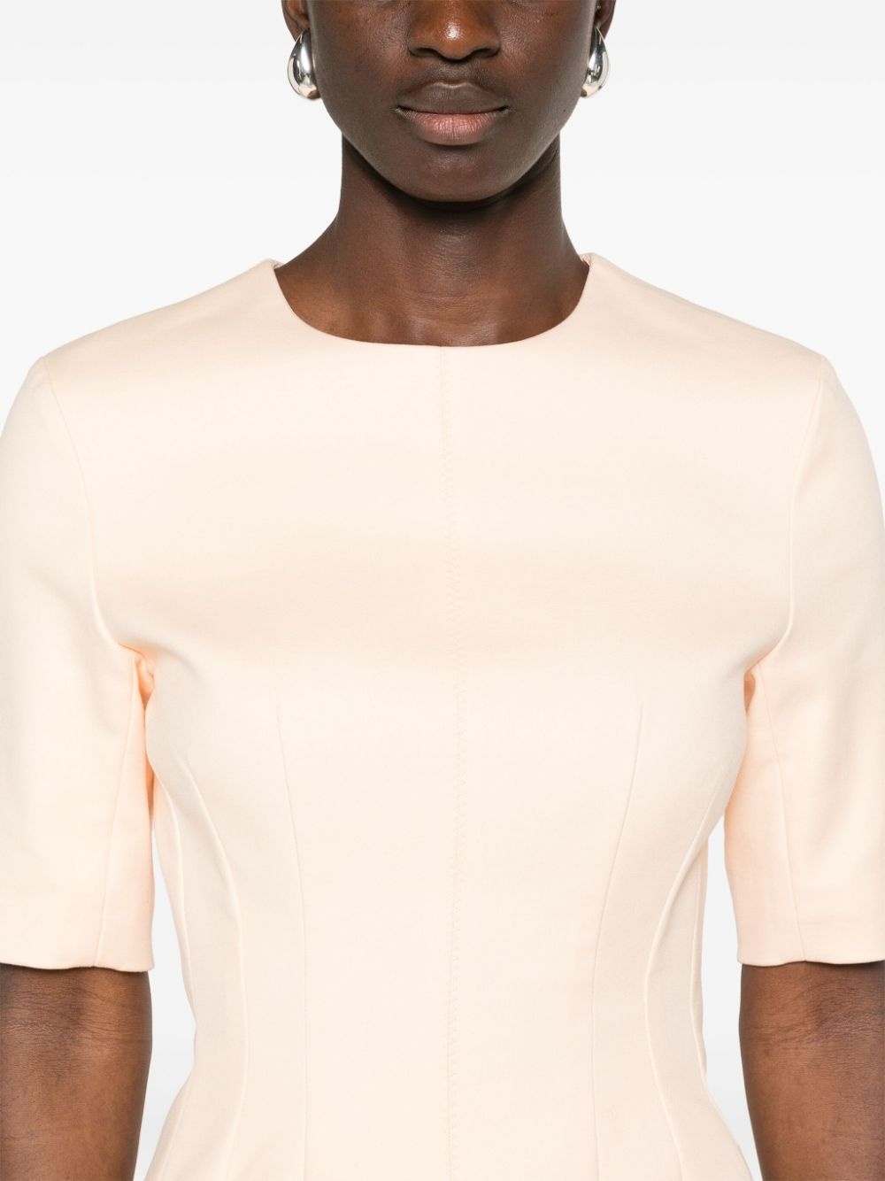 Colomba dart-detail minidress - 5