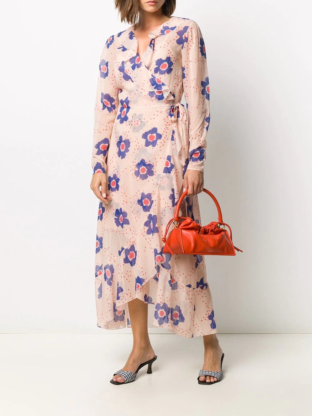 floral print midi dress - 2