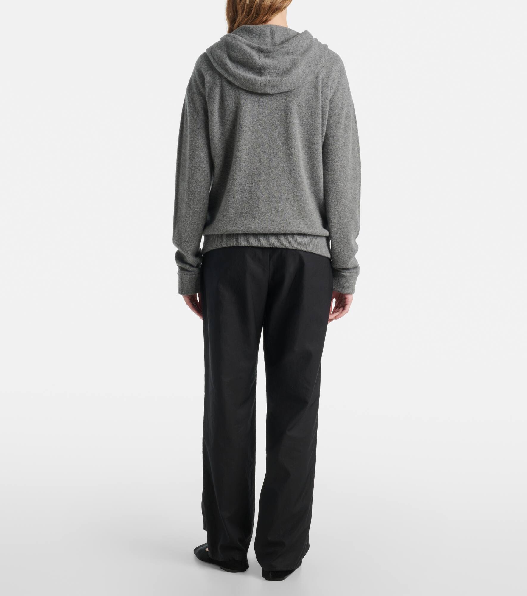 Kawoa cashmere zip-up hoodie - 3