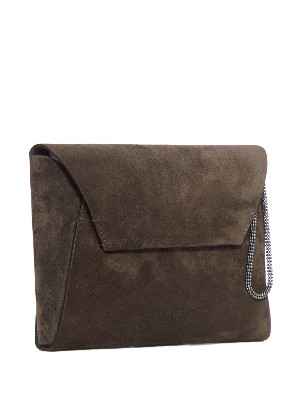 suede envelope clutch bag - 3