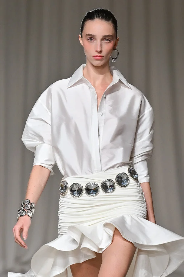 TAFFETA PATRICIA SHIRT (RUNWAY) - 1