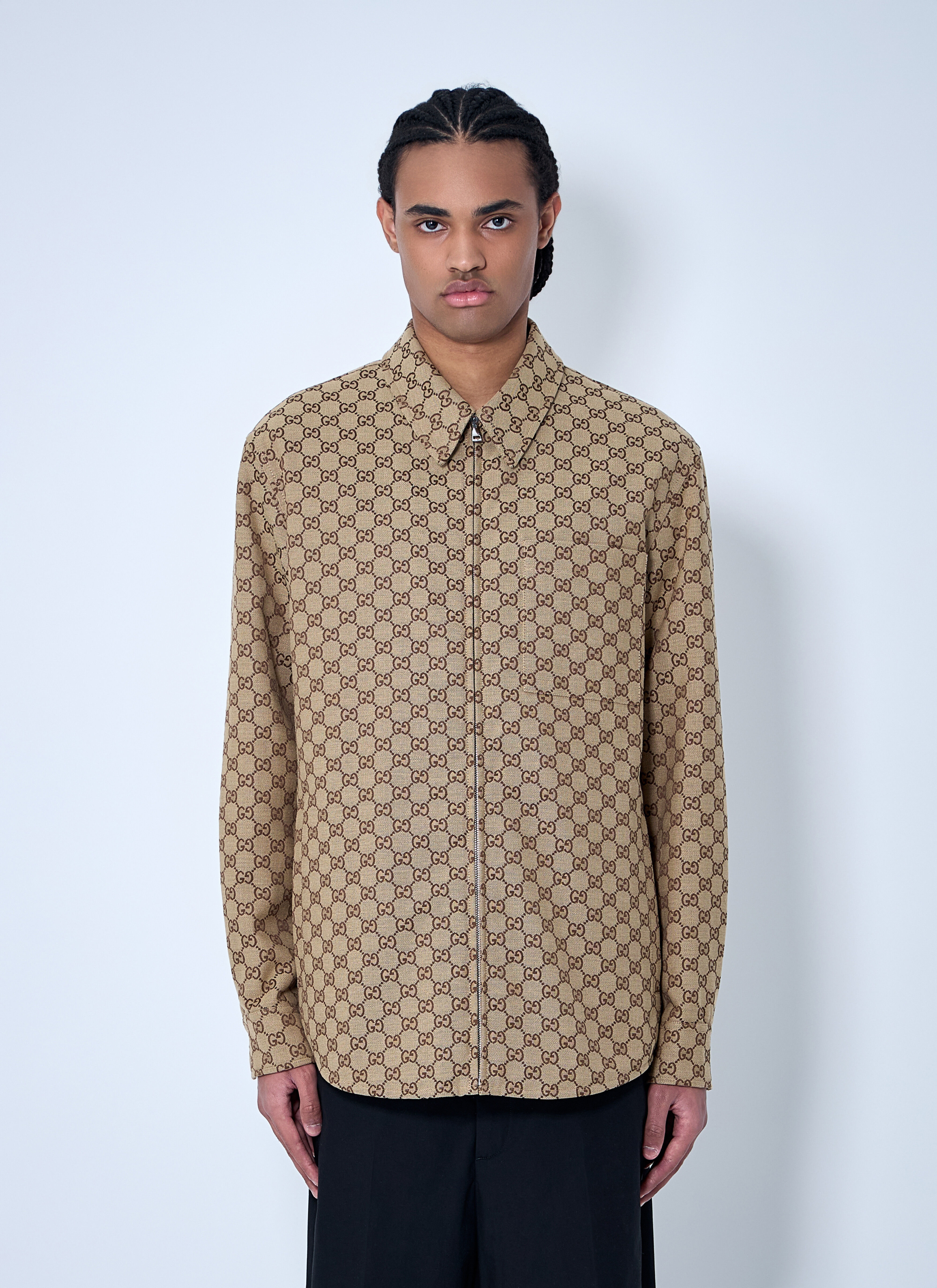 GG Canvas Overshirt - 1