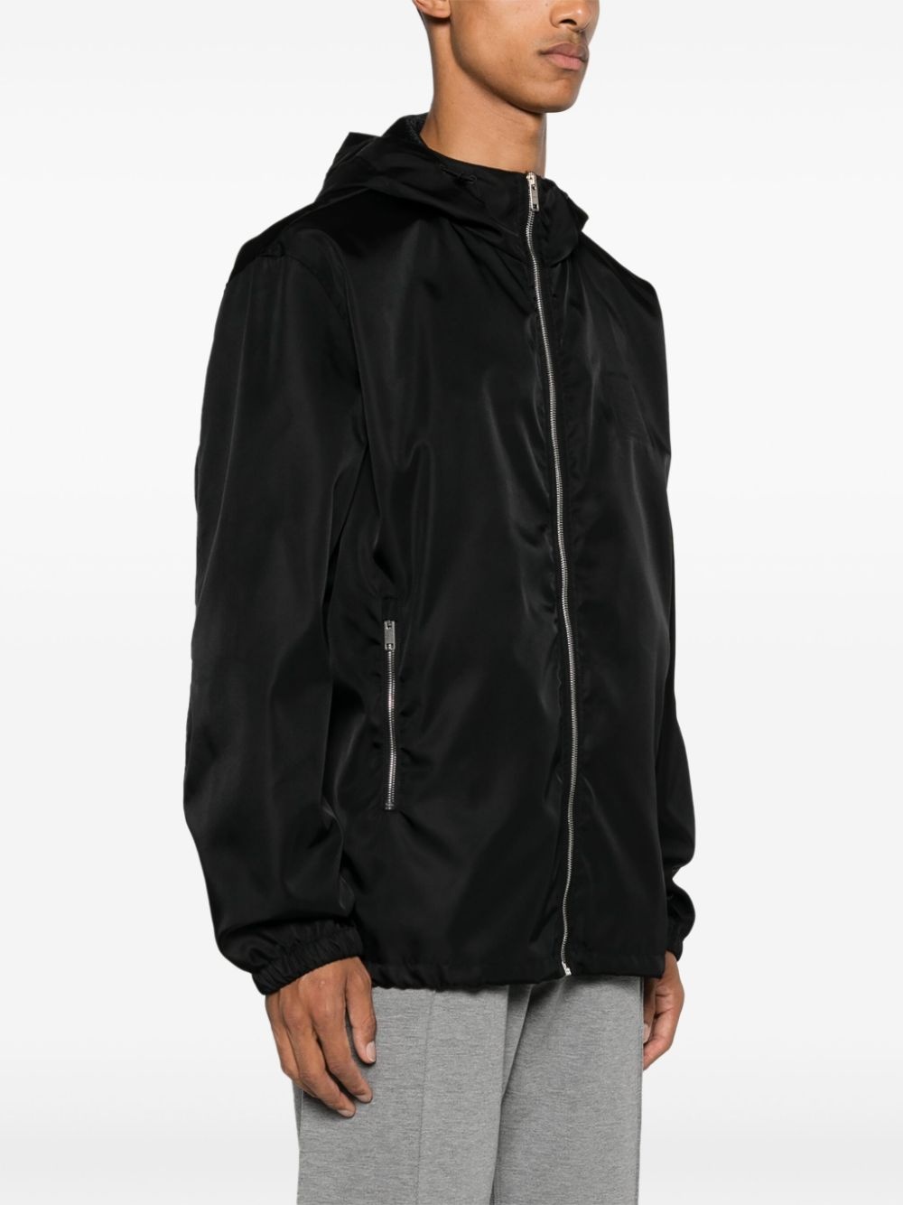 zip-up hooded jacket - 3