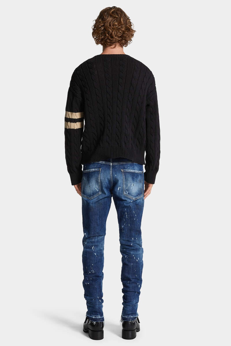 MEDIUM RIPPED WASH COOL GUY JEANS - 4