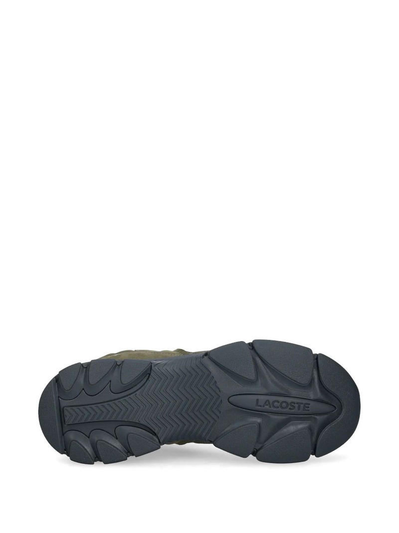 panelled logo-patch sneakers 5