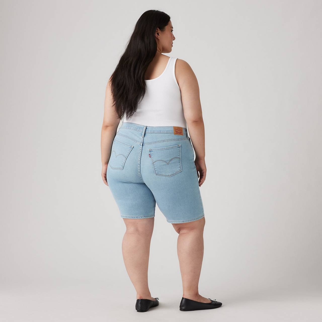 SHAPING BERMUDA WOMEN'S SHORTS (PLUS SIZE) - 4