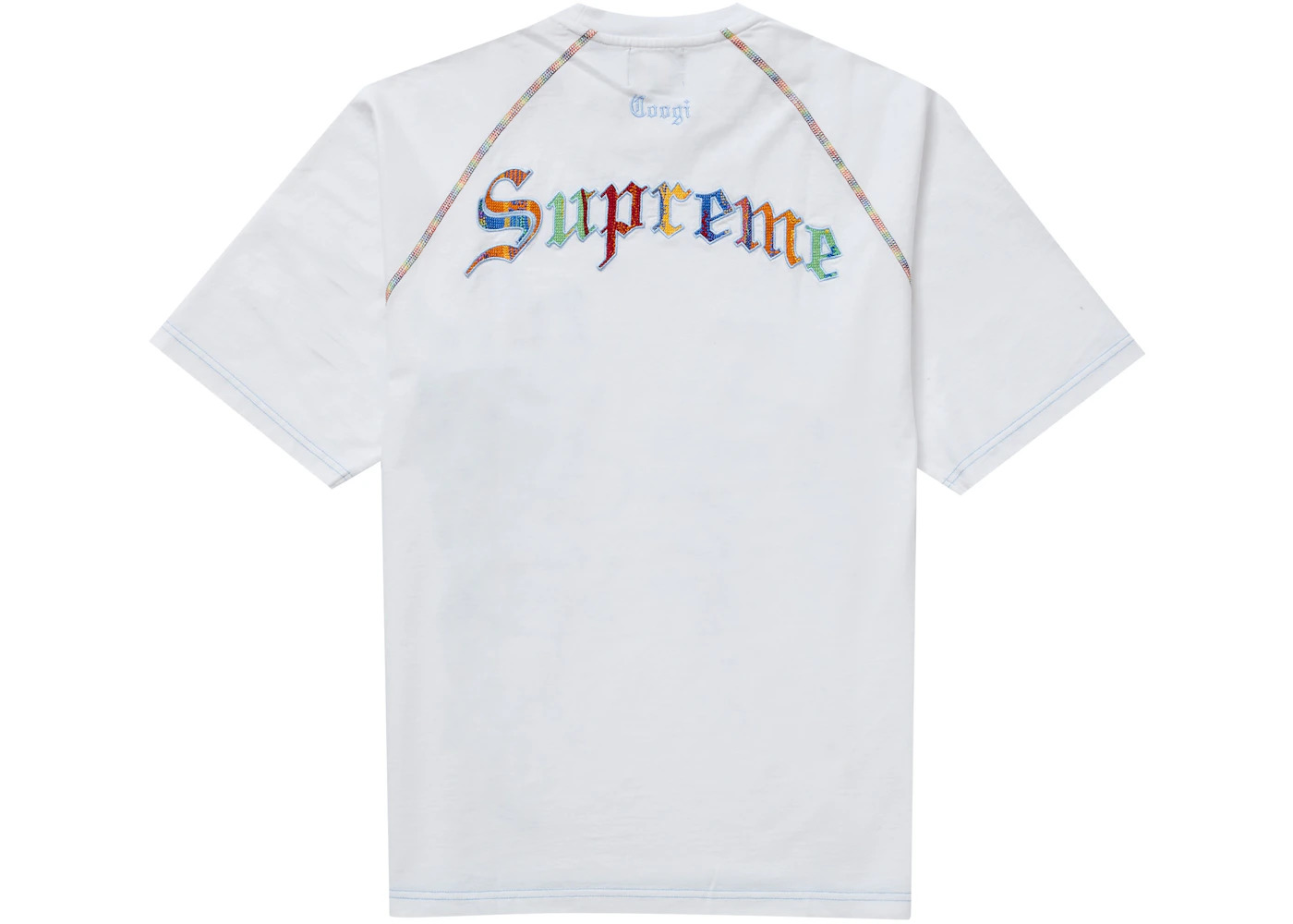 Supreme Coogi Raglan S/S Top White - 2