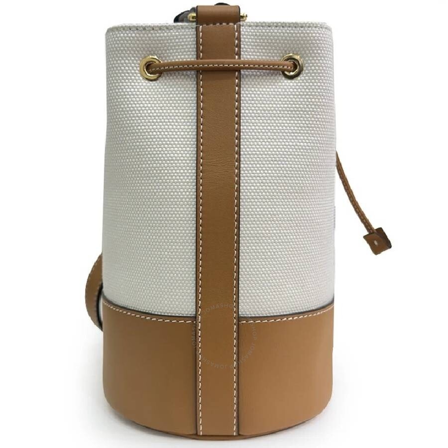 Burberry Mini Canvas Bucket Bag - 4