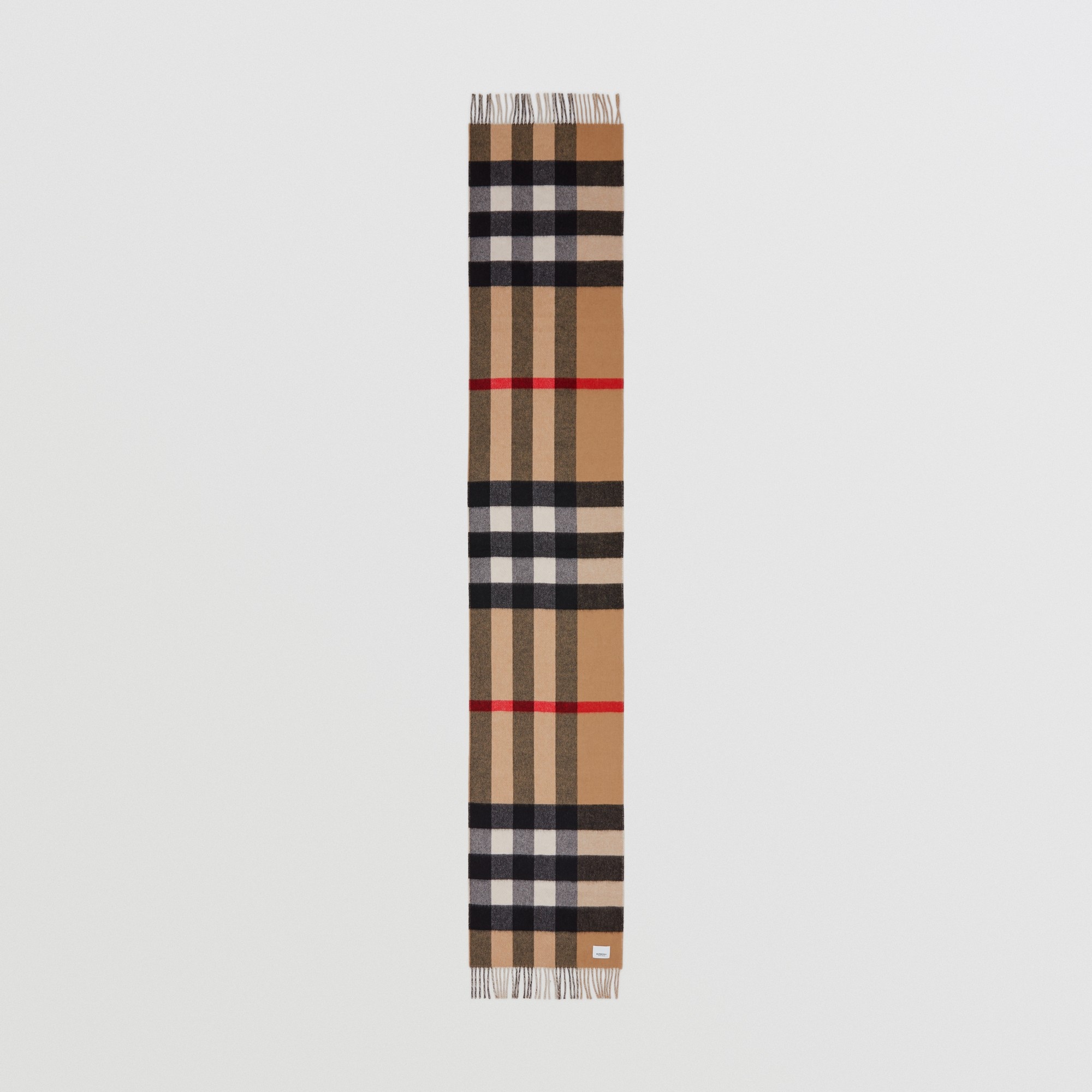 Reversible Check and Monogram Cashmere Scarf - 9