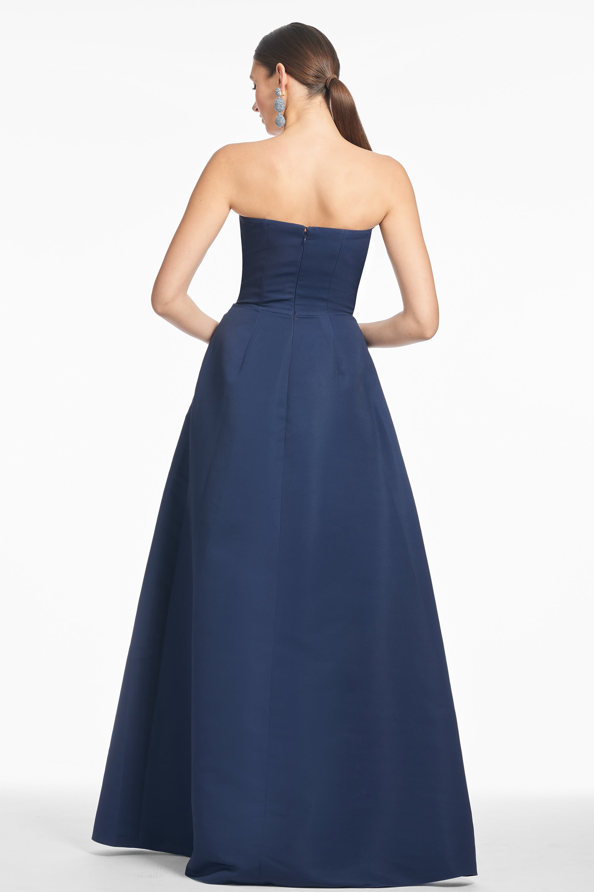 LARISA GOWN - NAVY CASCADE - 4