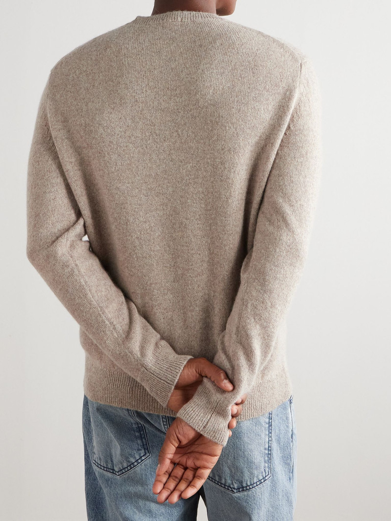 Ares Cashmere and Alpaca-Blend Sweater Neutral 4