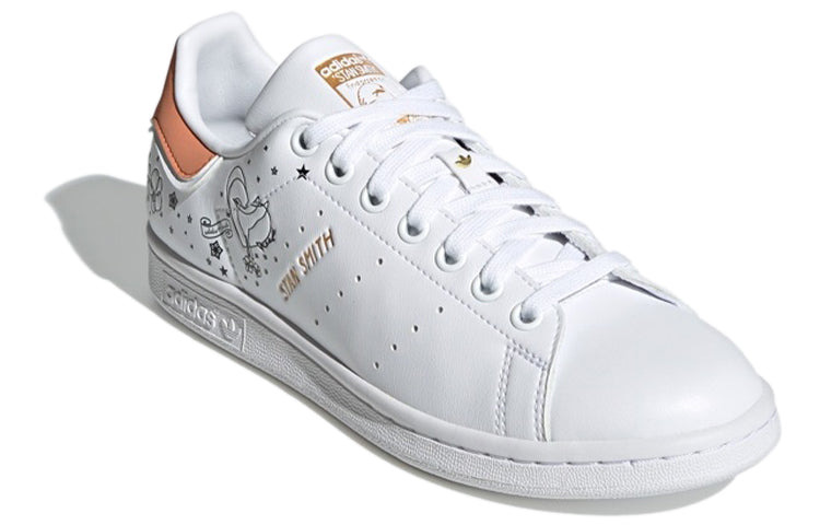 (WMNS) adidas originals Stan Smith 'White Brown' GW5167 - 3