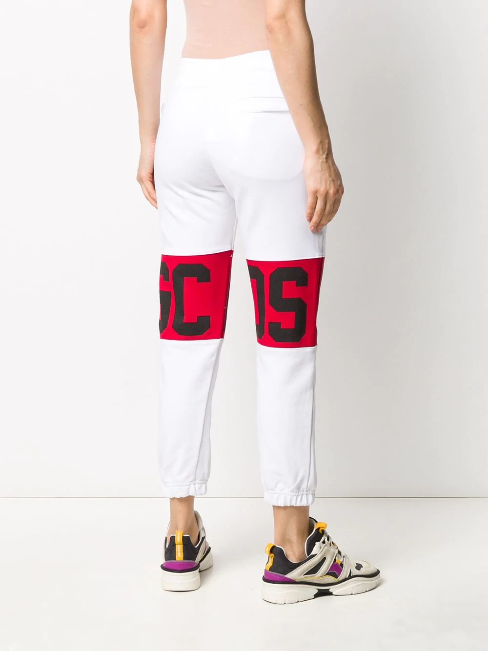 logo-print track trousers - 4