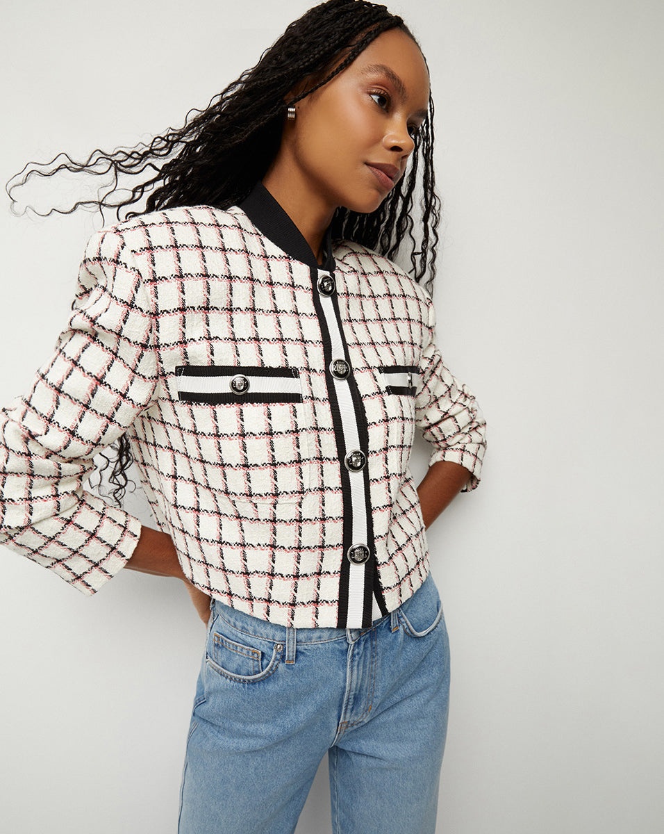 ELLICOT GRAPHIC TWEED JACKET - 6