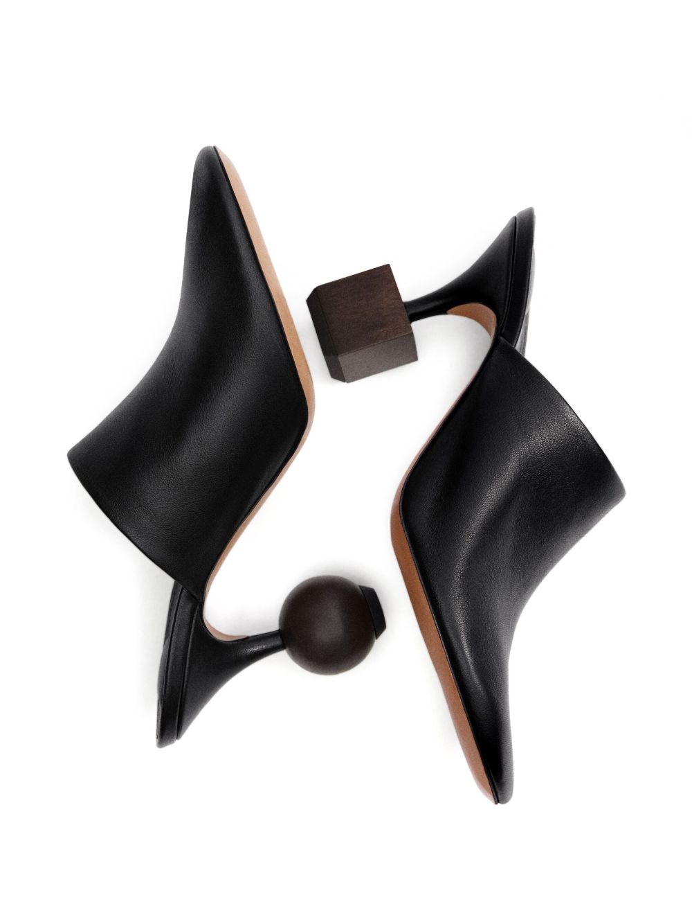 leather mules - 5