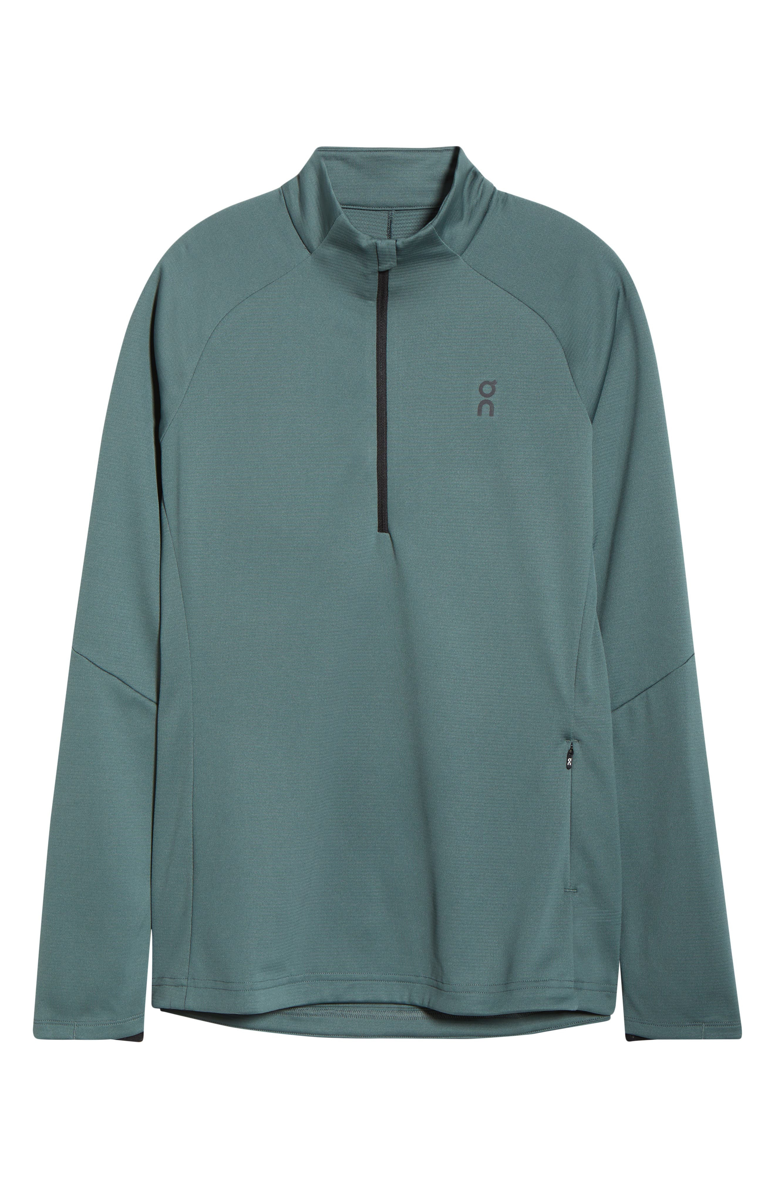 On Climate Quarter Zip Running Top in Olive at Nordstrom - 5