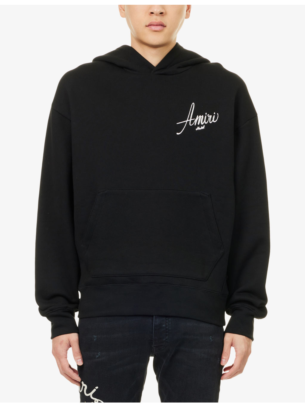 Crystal Relaxed-Fit Cotton-Jersey Hoodie - 3