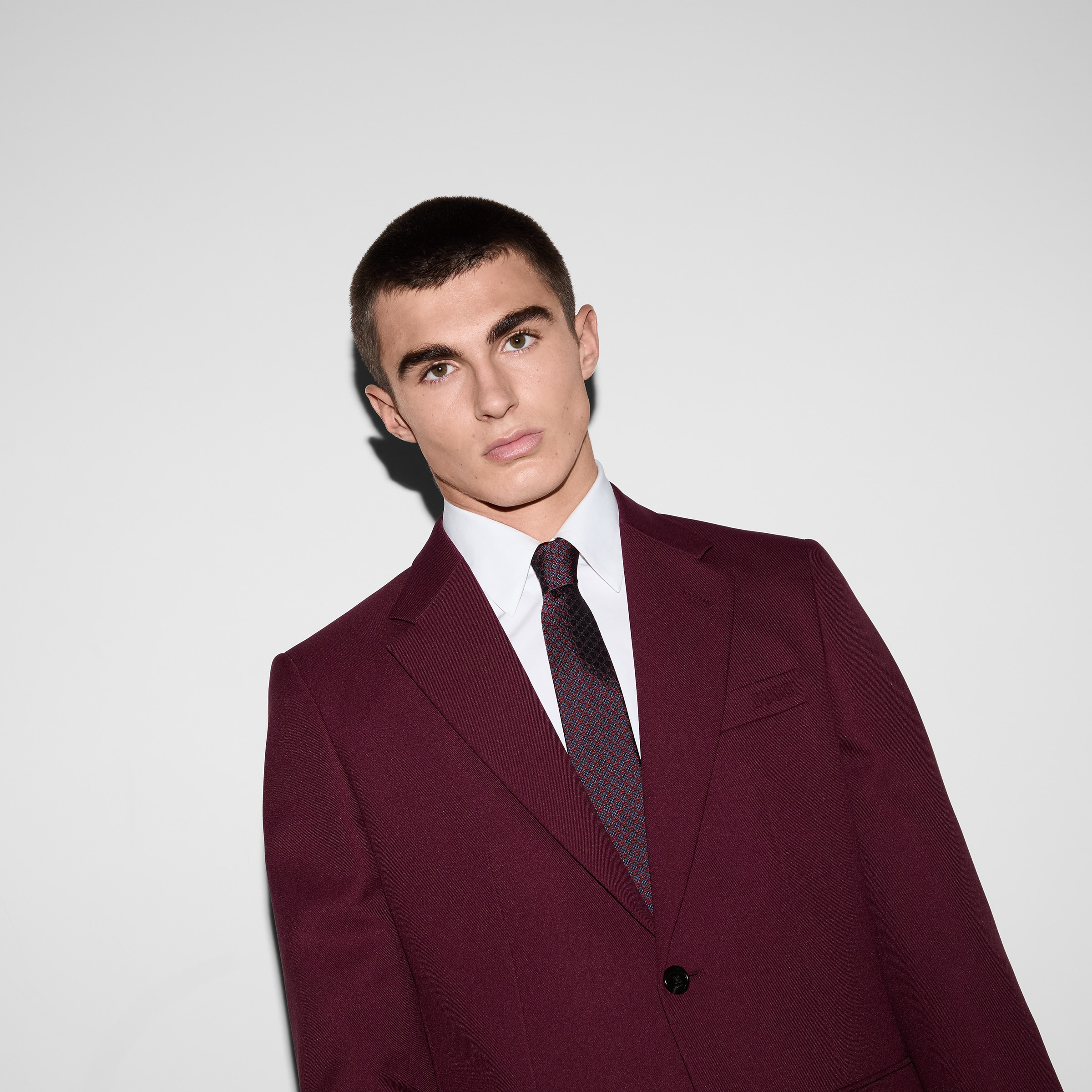 GG silk jacquard tie - 3