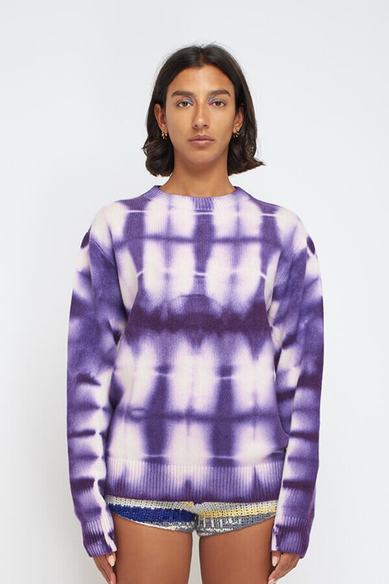 GEO DYED SIMPLE CREW 3